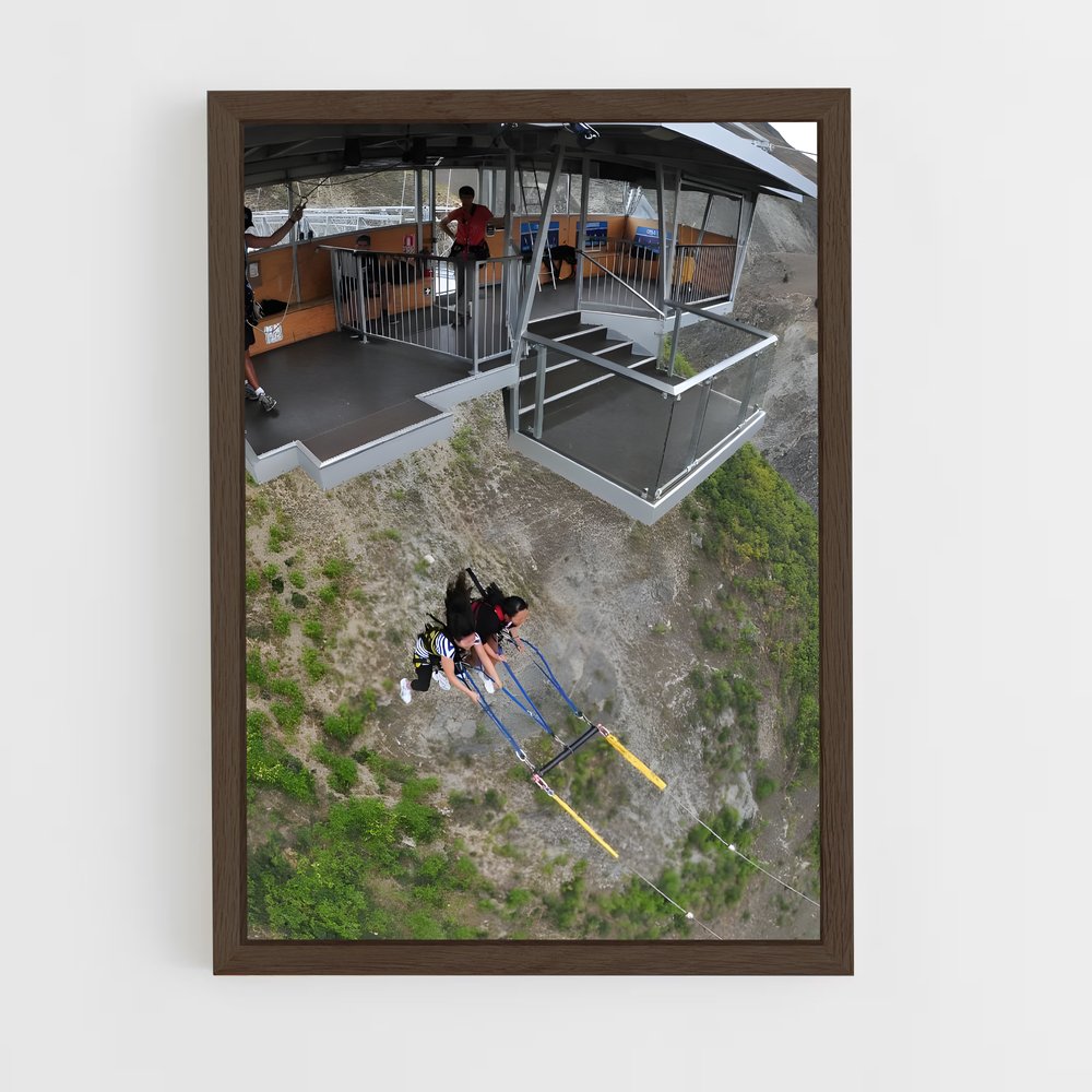 Poster Sursaut Aérien – affiche Saut à l’élastique (vue 5)
